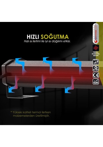 Cama Çakar Beyaz Turuncu Led Flaş Çakmaklık Girişl 114 Cm 19 Mod Araç İçi Ön Arka Cam Araç Dışı Tepe Izgara