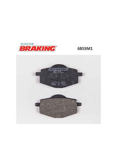 Yamaha Xt 600 E Arka Fren Balatası Braking 685sm1 Yarı Metalik Balata