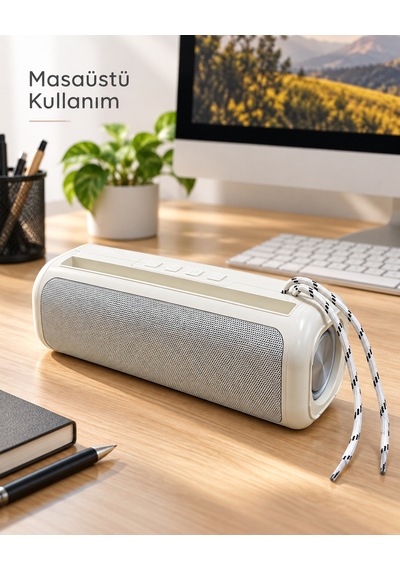 Güçlü Ses Çıkışlı Bluetooth Kablosuz Hoparlör Usb Girişli Ve Tf Kart Destekli - Lisinya