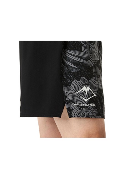 Asics Fujıtraıl All Over Prınt 5ın Short Erkek Koşu Şortu 2011d526-001 Siyah