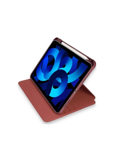 İpad Uyumlu Pro 11 2021 Kılıf Ling 360 Kalemlikli Tablet Kılıf - Mor - 100 Arka Kapak