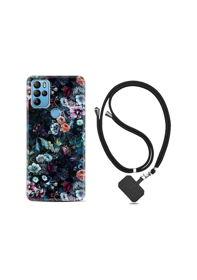 General Mobile Gm21 Pro Kılıf Boyun Askılı Great Flowers 1304