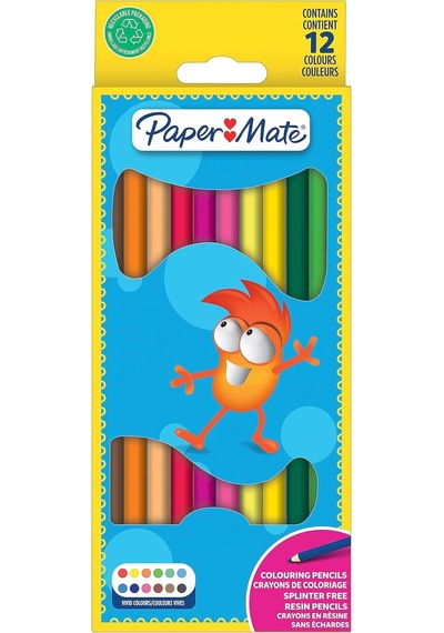 Mate Kuru Boya Kalemi 12'li Diğer