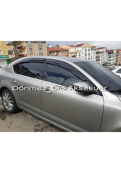 Skoda Octavia A7 Mügen Cam Rüzgarlığı 2013-2019 Arası 4 Lü N11.36531
