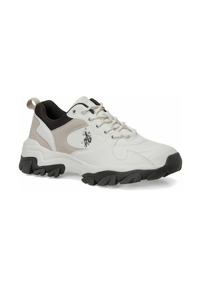 U.s. Polo Assn. Tracky Kalın Taban Kadın Spor Sneaker Ayakkabı Bej-kahve