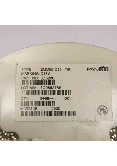 Zmm55c15 15v 0.5w Sod80 Panjıt Zener Diyot 200 Adet