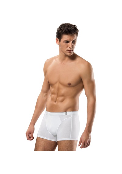 Erdem Beyaz Pamuk Elastan Boxer 1479 Beyaz