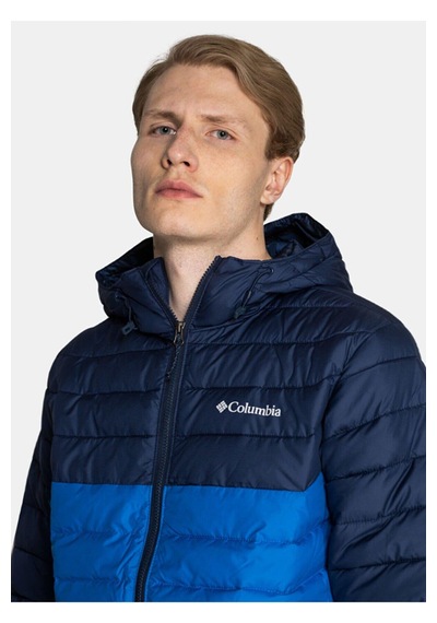 Columbia White Out Iı Hooded Omni-heat Erkek Mont Xo0477-489 Mavi - Lacivert