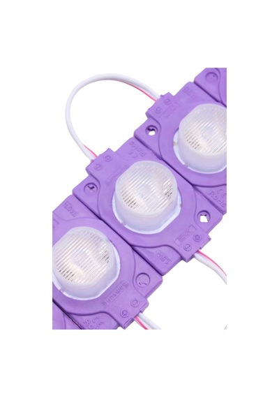 Tek Lensli Modül Led Mor 1.5w 10 Adet