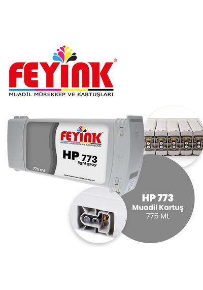 Feyink Hp 773 Light Gray LG Uyumlu Feyink Kartuş 775ml