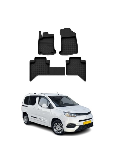 Toyota Hilux 8 2015-2026 Uyumlu 4d Havuzlu Paspas Kauçuk Siyah 4 Parça