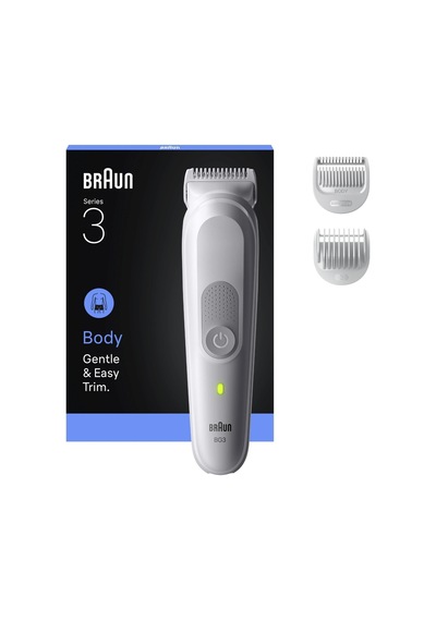 Braun Vücut Tıraş Makinesi Series 3, +3 Aksesuar, Su Geçirmez, Bg3530