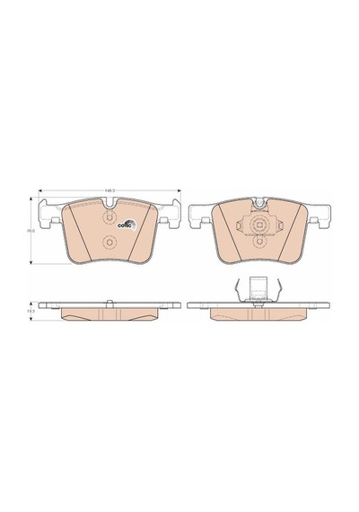 Bmw F20 F22 F23 F30 F31 F34 Ön Fren Balatası 2011-2019