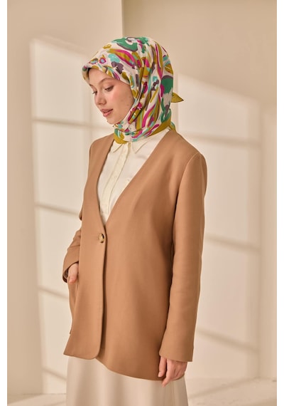 Silk Home Aura Eşarp 140004-06 Yağ Yeşili, Fuşya, Mint, Yeşil