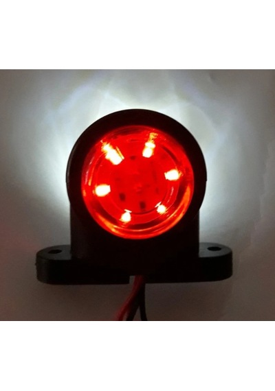 Ahmet Otomotiv 4'lü Paket 12 Ledli Mini Takoz Kırmızı Beyaz 12volt-24volt