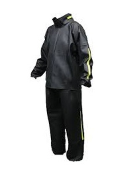 Motospartan Alt-üst Pvc Kurye Paketçi Yağmurluk Takımı Sarı - Siyah
