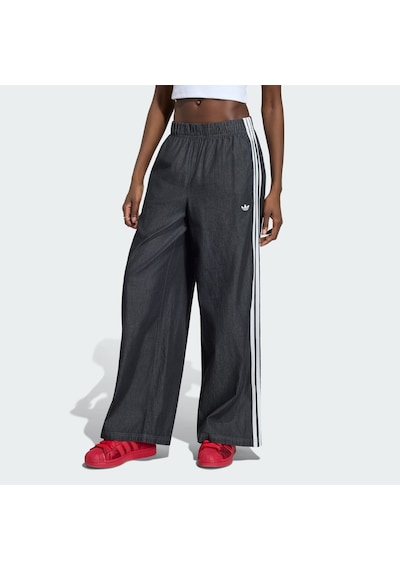 Adidas Ky8112 Denım Wıde Leg Kadın Eşofman Altı Siyah