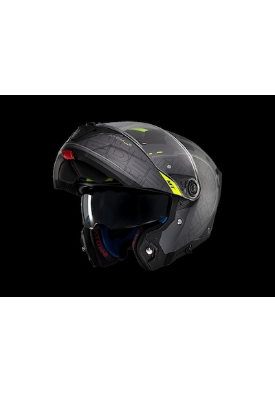 Mt Helmets Atom 2 Destıny C2 Çene Açılır Kask Mat Füme Siyah