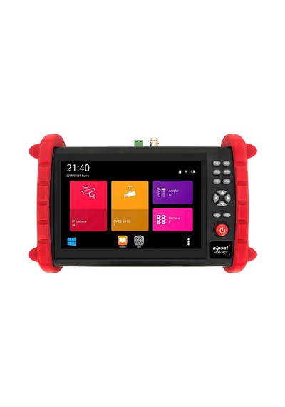 ALPSAT AS33-IPCX 7 EKRANLI IPC-ONVIF-AHD-CVI-TVI-HDMI-ANALOG GİRİŞLİ CCTV KAMERA TEST CİHAZI