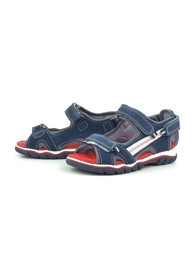 Rakerplus Hakiki Deri Lacivert Outdoor Erkek Çocuk Sandalet - 32 Lacivert