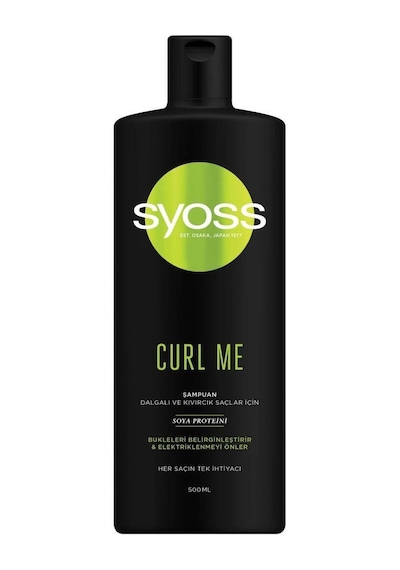 Syoss Curl Me Dalgalı ve Kıvırcık Saçlar için Şampuan 3 x 500 ML