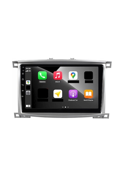 Toyota Land Cruiser Android Multimedya Sistemi 4-64 Cadence 2002-2007 +360 Kamera 9"