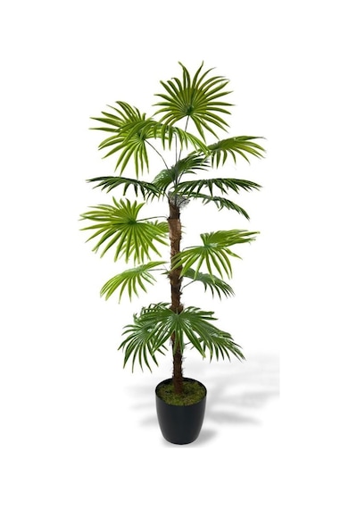 Yapay Ağaç Yelpaze Palmiye Fanpalm 16 Yaprak 115*55cm