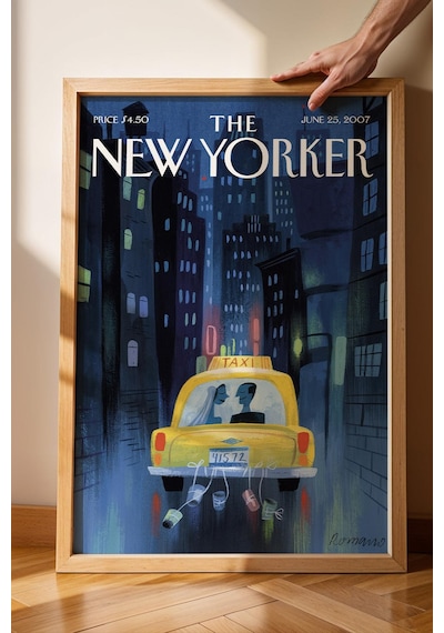 The New Yorker Çerçeveli Tablo June 25 2007