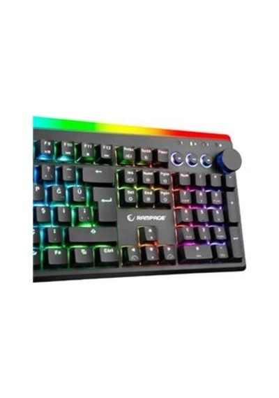 Rampage Kb-r97 X-tracer Siyah Rgb Aydınlatmalı Red Switchgaming Oyuncu Mekanik Klavye Kdo
