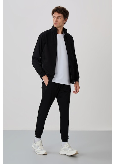 Tommy Life Anton Siyah Jogger Eşofman Takım - 85178 Siyah