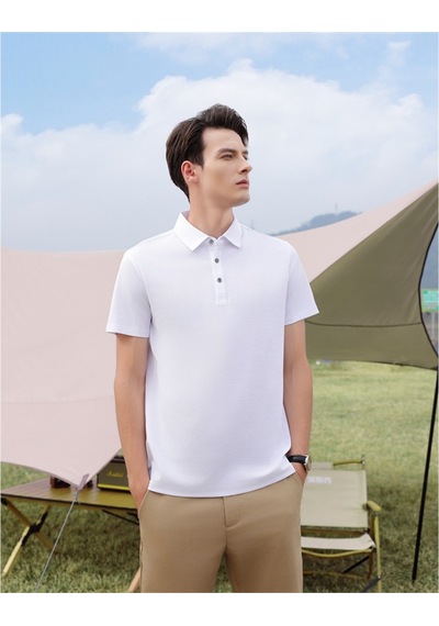 New Performance Premium Polo T-shirt %72,8 Pamuk %27,2 Polyester Beyaz