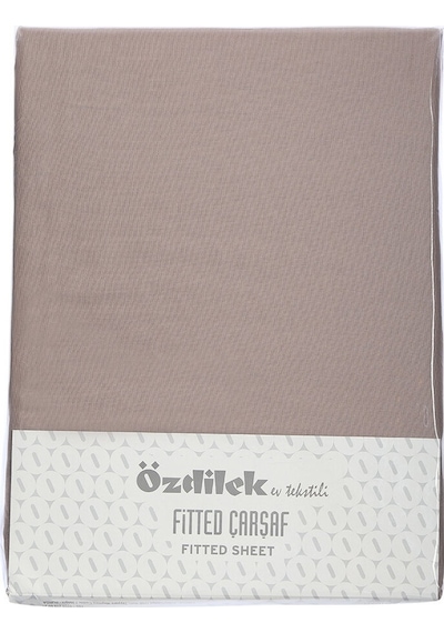 Özdilek Fitted Lastikli Tek Kişilik Çarşaf Seti 100x200 -kahve