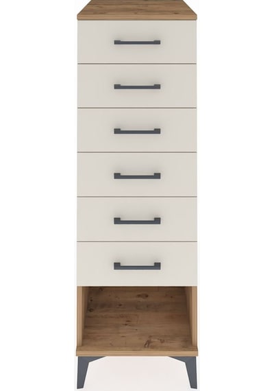 Kronos Dolap 6 Çekmeceli 44x59x134 Çam-aytaşı Atlas Çam