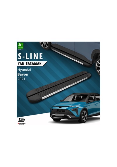 S-dizayn Hyundai Bayon S-line Krom Yan Basamak 173 Cm 2021 Üzeri