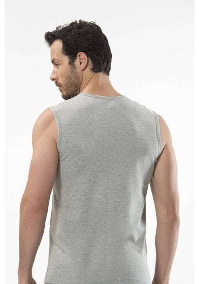 Cacharel Erkek Bisiklet Yaka Spor Atlet Gri 001