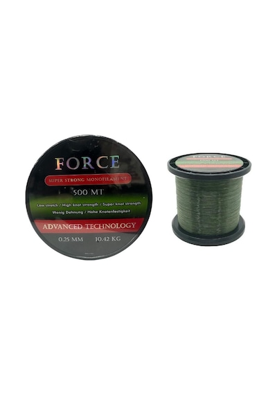 Effe Force 500m 0.25mm Monofilament Bobin Misina Yeşil