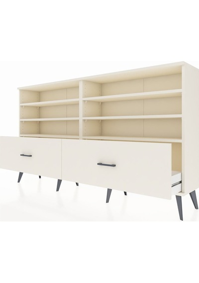 Arges Konsol 6 Raflı 2 Çekmeceli 176x30x99 Aytaşı-aytaşı Aytaşı-aytaşı