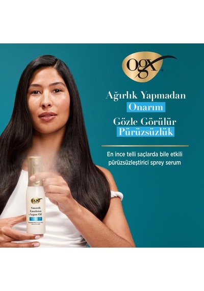 Ogx Argan Oil Pürüzsüzleştirici Sprey Serum 193 Ml
