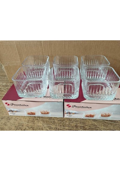 Paşabahçe Elysia Kare Çok Amaçlı Kase Çerezlik 6 Lı