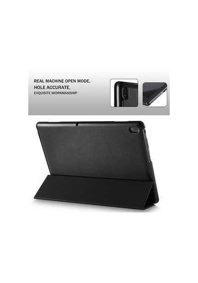 Lenovo Uyumlu Tab E10 10.1 Inch Tb-X104F Standlı Ultra Ince Deri Kılıf (368230453)