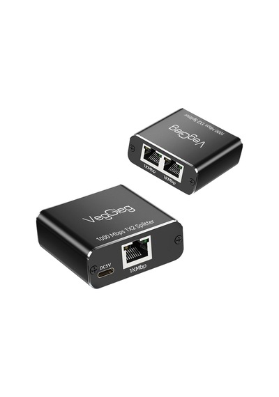 1 Giriş 2 Çıkış Rj45 Gigabit Ethernet Çoklayıcı Splitter Adaptör