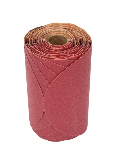 3m Stikit Kırmızı Zımpara Diskleri, 01114, Deliksiz, 15,24 Cm, 120+ Grade, 100 Diskli Paket
