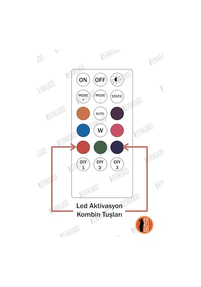 4'lü Uzaktan Kumandalı Şarjlı Mini Led Işık/çakar Led/drone Işığı/anti Çarpışma Uyarı Işığı