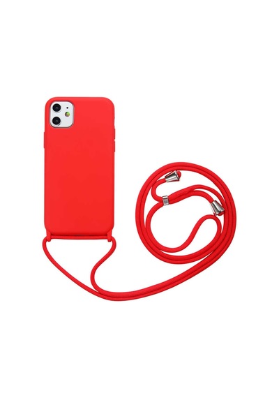 Ardemix Apple iPhone 11 Uyumlu Ropi Kılıf-kırmızı Kirmizi