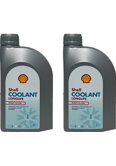 Shell Coolant Lonflife 4 Mevsimlik Kırmızı Antifriz 1 L (2 Adet)
