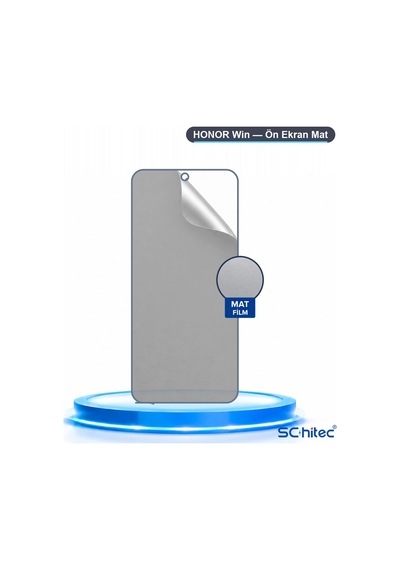 Schitec Honor Win Uyumlu Ön Yüzey Mat Hidrojel Ekran Koruyucu 06358739