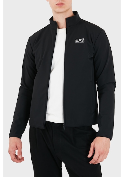 Ea7 Logolu Regular Fit Dik Yaka Fermuarlı Sweat Erkek Sweat 7m002481 Af26523 Uc001 Siyah