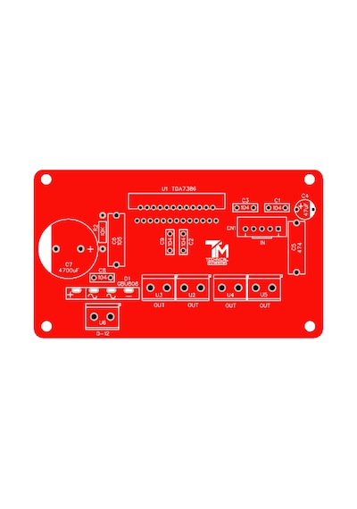 4 Kanal Stereo Amfi Devresi 4X49 Watt Ab Sınıfı Tda7386-Tda7388