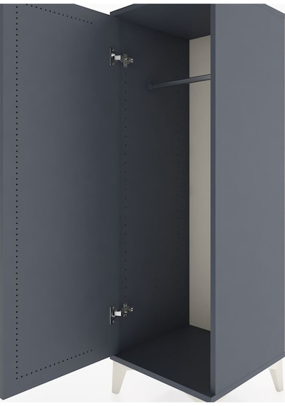 Hyperion Dolap Tek Kapaklı Tek Askılı 44x44x134 Antrasit-antr... Antrasit Hyperion Dolap Tek Kapaklı Tek Askılı 44x44x134 Antrasit-antr... Antrasit