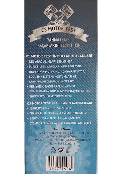 Cs Motor Test - Avantajlı 10'lu Paket
